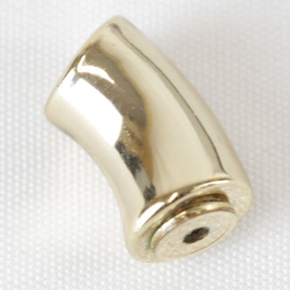 Metal Chanel Coco Mark Earrings Gold Color