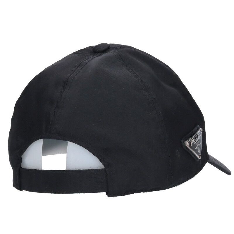 Prada Triangle Logo Nylon Cap Hat Men's M