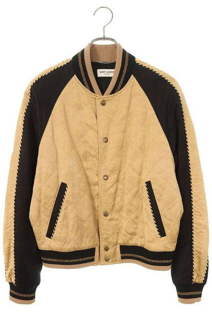 Saint Laurent Paris 643883 Y1c31 Quilted Teddy Blouson Men's 44