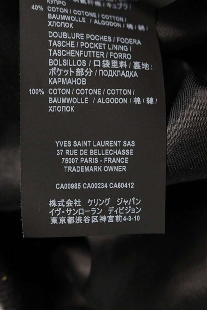 Saint Laurent Paris 605935 Blouson With Splattered Lamé Men's 52