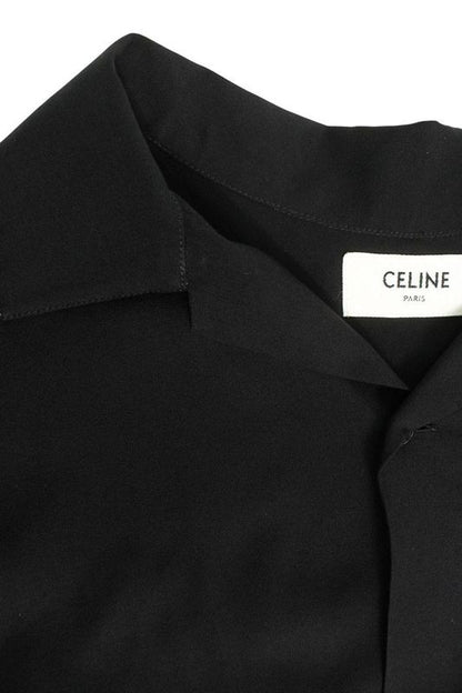 Celine 23SS 2c84a852c.38no Back Logo Hawaiian Short Sleeve Shirt Men's 37