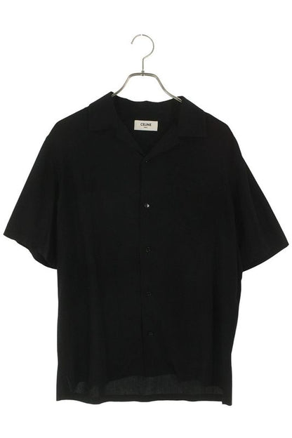 Celine 23SS 2c84a852c.38no Back Logo Hawaiian Short Sleeve Shirt Men's 37