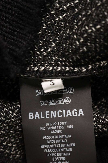 Balenciaga 542703 T1507 WFP Logo Turtleneck Men's S