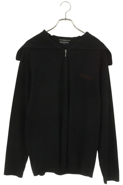 Balenciaga 486144 Twk52 Half Zip Long Sleeve Cut And Sewn Men's S