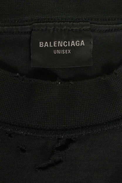 Balenciaga 787358 Tqvpo7 Destroyed Print T-shirt Men's 4