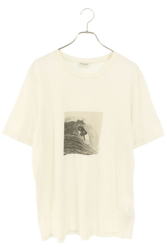 Saint Laurent Paris 650539 Y36ah Surf Print T-shirt Men's L