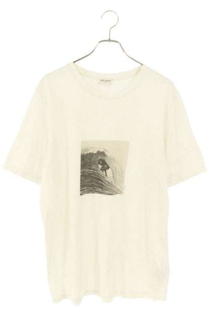 Saint Laurent Paris 650539 Y36ah Surf Print T-shirt Men's L