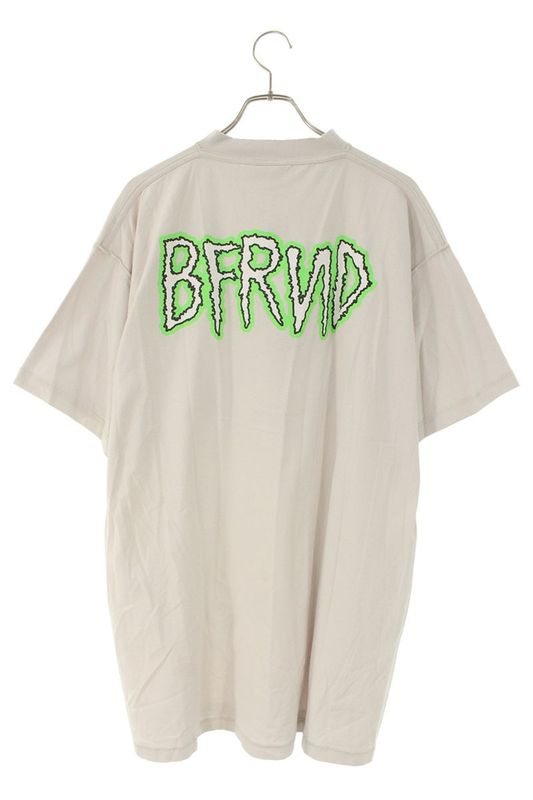 Balenciaga Bfrnd 787358 Tqvg8 T-shirt With Pass Necklace Men's 2