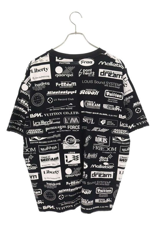Louis Vuitton 19AW Rm192m NPG Hhy20w Multi Logo Print T-shirt Men's XL