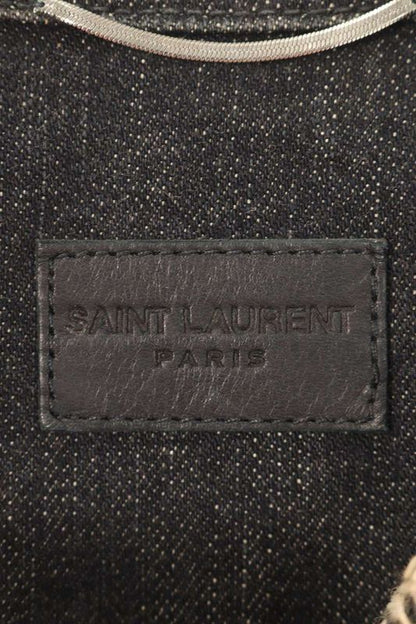 Saint Laurent Paris 315424 Yu068 Denim Vest Men's XS