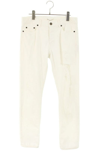 Saint Laurent Paris 551344 Yr888 Damaged Slim Long Pants Men 30