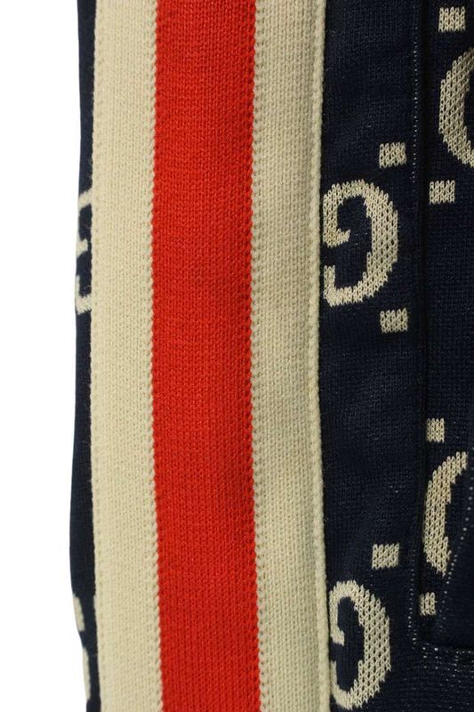 Gucci 496920 X9v05 GG Jacquard Jogging Track Long Pants Men's XS