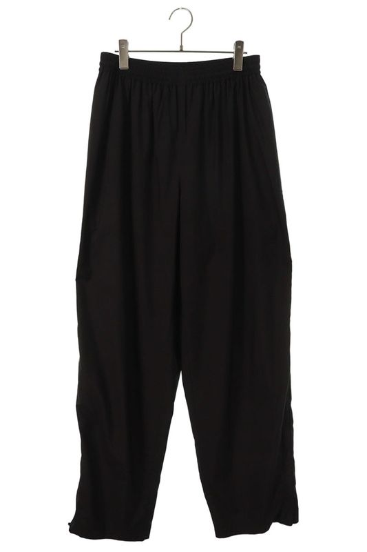 Balenciaga 21SS 642338 Tjo82 Sporty B Logo Embroidered Nylon Track Long Pants