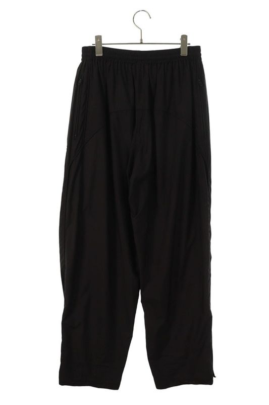 Balenciaga 21SS 642338 Tjo82 Sporty B Logo Embroidered Nylon Track Long Pants