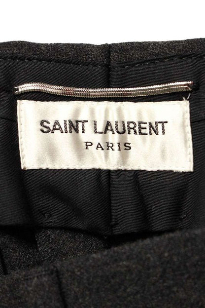 Saint Laurent Paris 329957 Y820j Wool Slacks Long Pants Men's 48