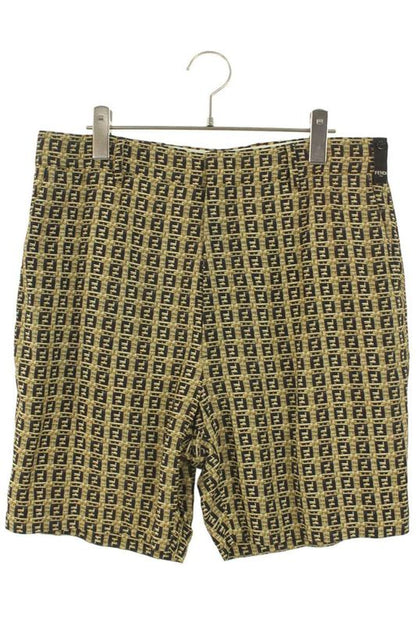 Fendi Fb0521 AFEI Zucca Allover Pattern Half Pants Men 48