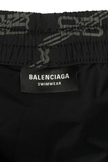 Balenciaga 698319 4c0b2 Bbmonogram Nylon Shorts Men's S
