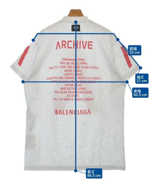 Balenciaga T-shirt Cut And Sewn Men's