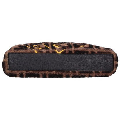 Fendi 7va422 Pea Curve Fit Mini Zucca Pattern Boa Leather Shoulder Bag Men's