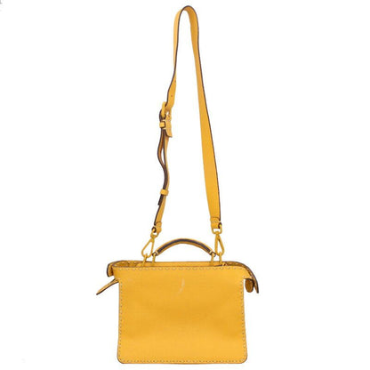 Fendi 7va530 Pea Curve Leather 2WAY Shoulder Bag Men's