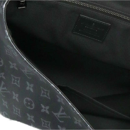 Louis Vuitton M40510 Messenger Voyage MM Monogram Eclipse Shoulder Bag Men's