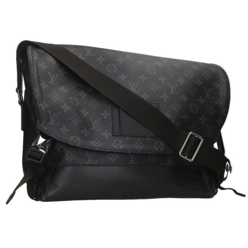Louis Vuitton M40510 Messenger Voyage MM Monogram Eclipse Shoulder Bag Men's