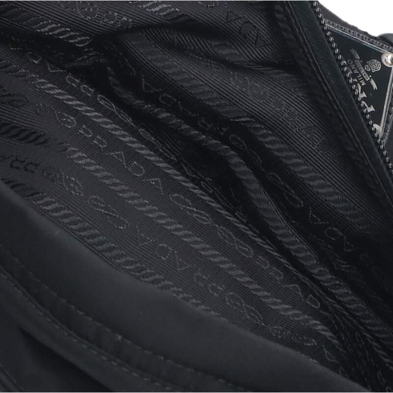 Prada 1bl011 Triangle Plate Nylon Waist Bag Men's