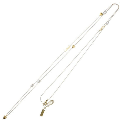 Saint Laurent Paris Cassandra Logo Necklace Men's