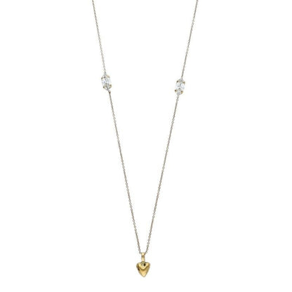 Saint Laurent Paris Cassandra Logo Necklace Men's