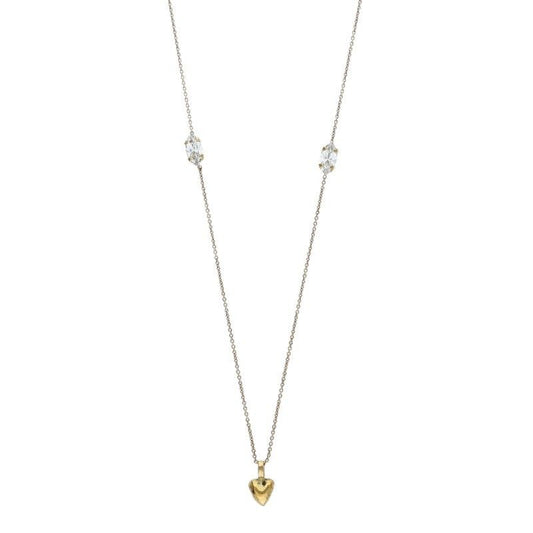 Saint Laurent Paris Cassandra Logo Necklace Men's
