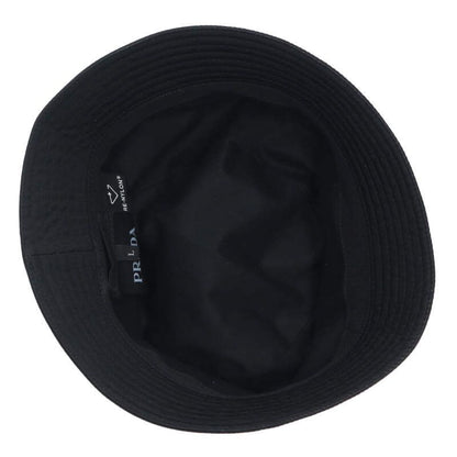 Prada 2hc137 Re-nylon Triangle Plate Nylon Bucket Hat Men's L
