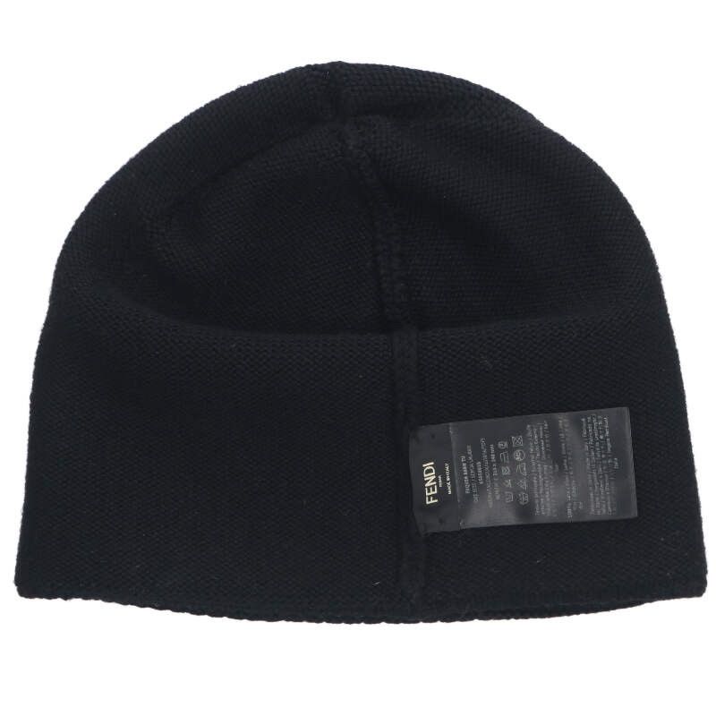Fendi Fxq056 A66N TU Bug's Eye Wool Beanie Hat Men's ONE SIZE