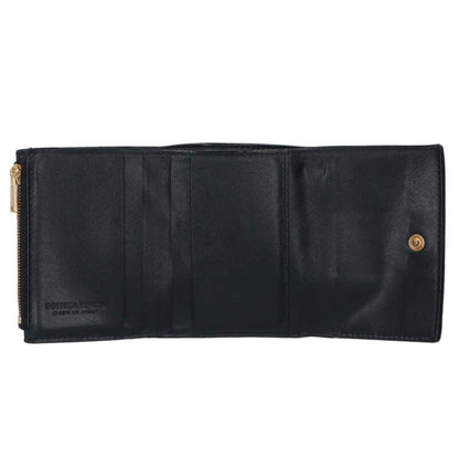 Bottega Veneta Cassette Intrecciato Trifold Leather Wallet Men's