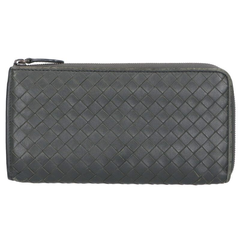 Bottega Veneta Intrecciato Leather Long Wallet For Men