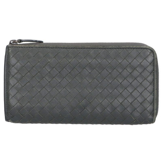 Bottega Veneta Intrecciato Leather Long Wallet For Men
