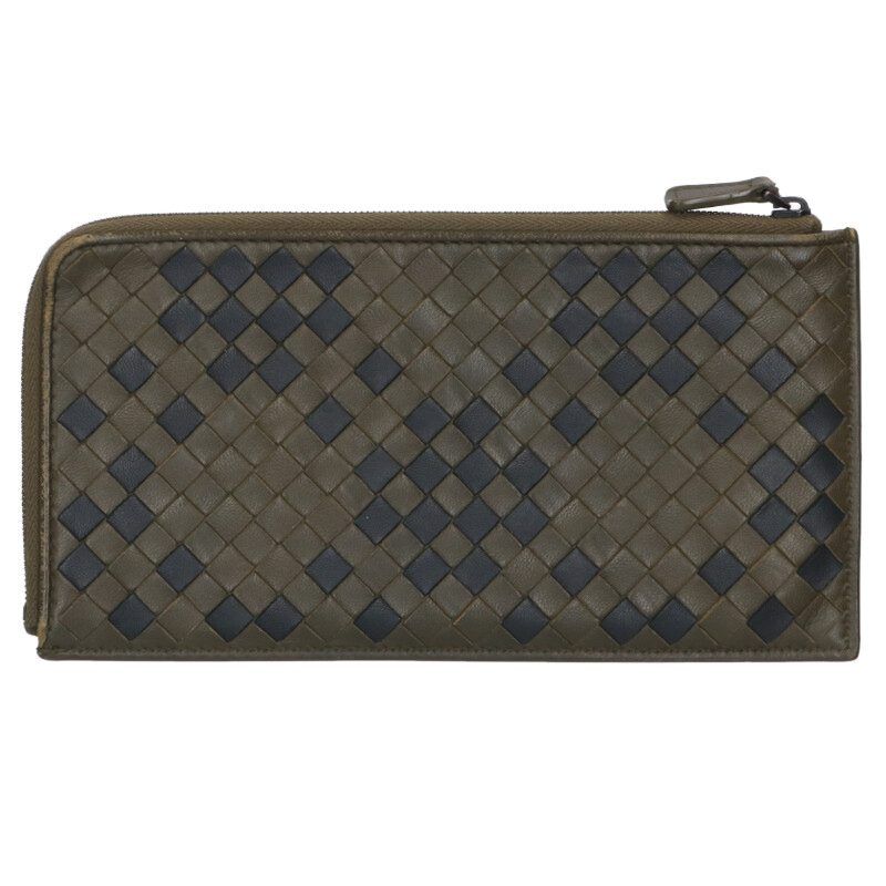 Bottega Veneta Intrecciato Leather Long Wallet For Men