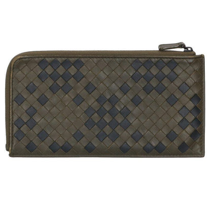 Bottega Veneta Intrecciato Leather Long Wallet For Men