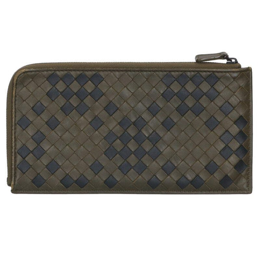 Bottega Veneta Intrecciato Leather Long Wallet For Men