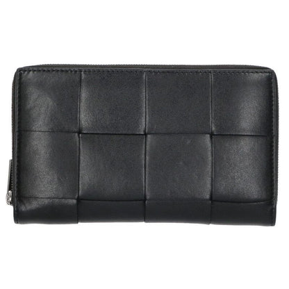 Bottega Veneta Cassette Zip Around Wallet Intrecciatoleather Wallet Men's