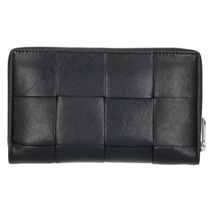 Bottega Veneta Cassette Zip Around Wallet Intrecciatoleather Wallet Men's