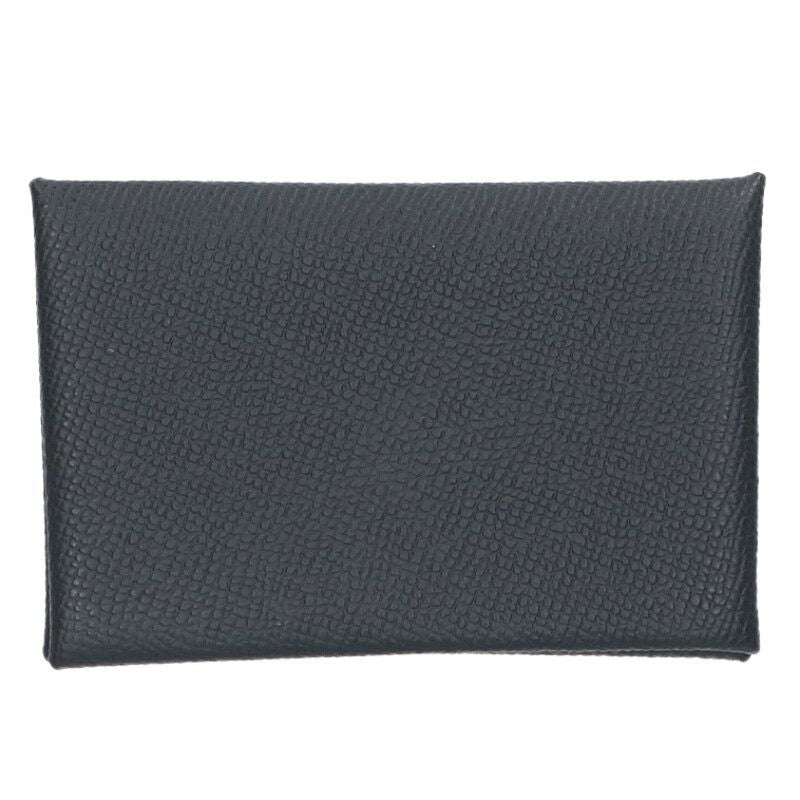 Hermes Galvi W Engraved Leather Coin Case Men's