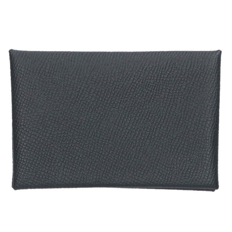 Hermes Galvi W Engraved Leather Coin Case Men's