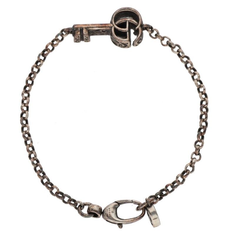 Gucci 632207 GG Key Motif Bracelet Men's