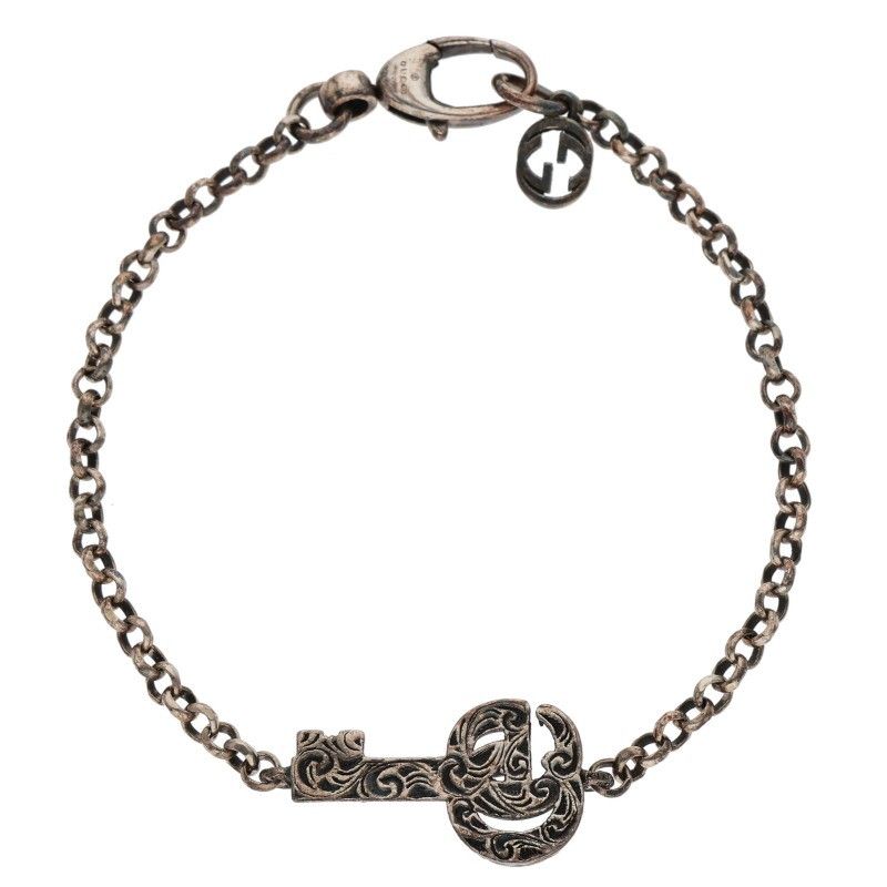Gucci 632207 GG Key Motif Bracelet Men's