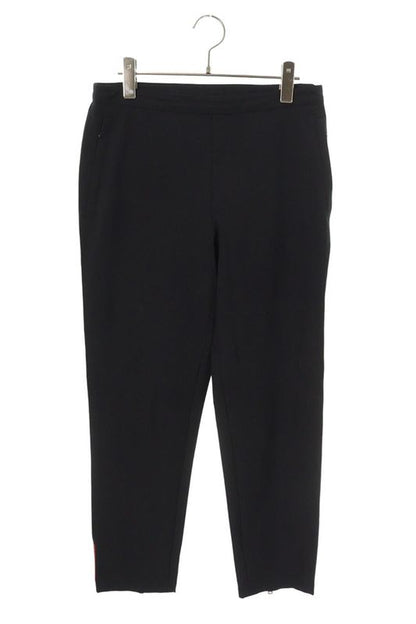 Prada Sport Zip Hem Nylon Stretch Long Pants Women 44