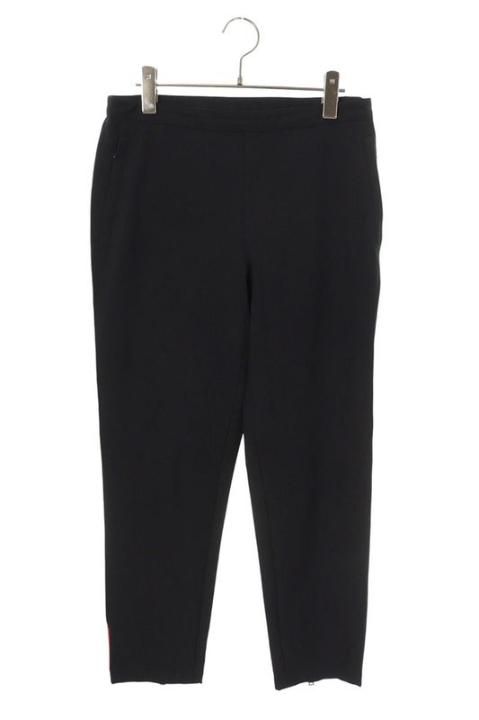 Prada Sport Zip Hem Nylon Stretch Long Pants Women 44