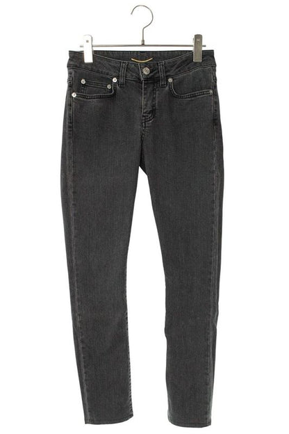 Saint Laurent Paris 342294 Ya28f Zip Pocket Skinny Denim Pants Women 26
