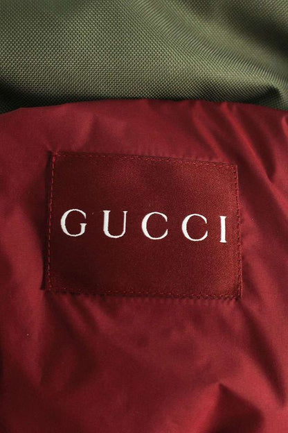 Gucci 794823 Z8btb GG Nylon Canvas Puffer Jacket Down Jacket Men's 52