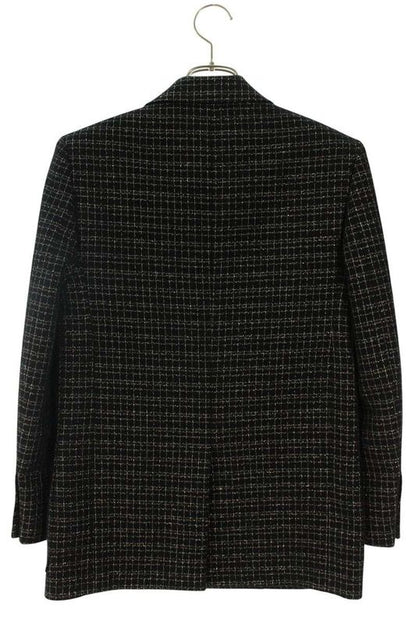 Saint Laurent Paris 644409 Y1c81 Tweed Check 1B Tailored Jacket Men's 42