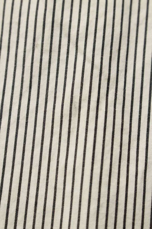 Balenciaga 19SS 556913 Tem15 Back Logo Oversized Stripe Short Sleeve Shirt Men